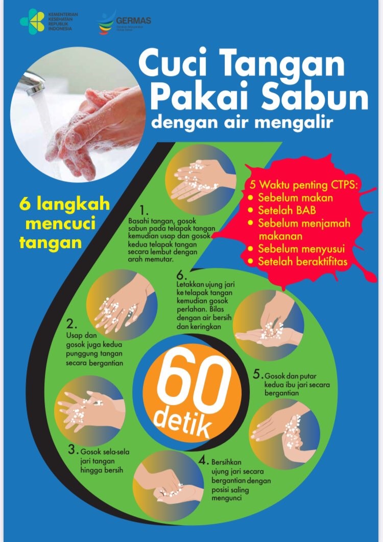 Kebiasaan cuci tangan, awal terhindar dari penyakit