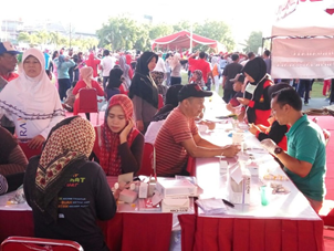 Pemeriksaan PTM Pada Hut Ke-72 Kemerdekaan RI