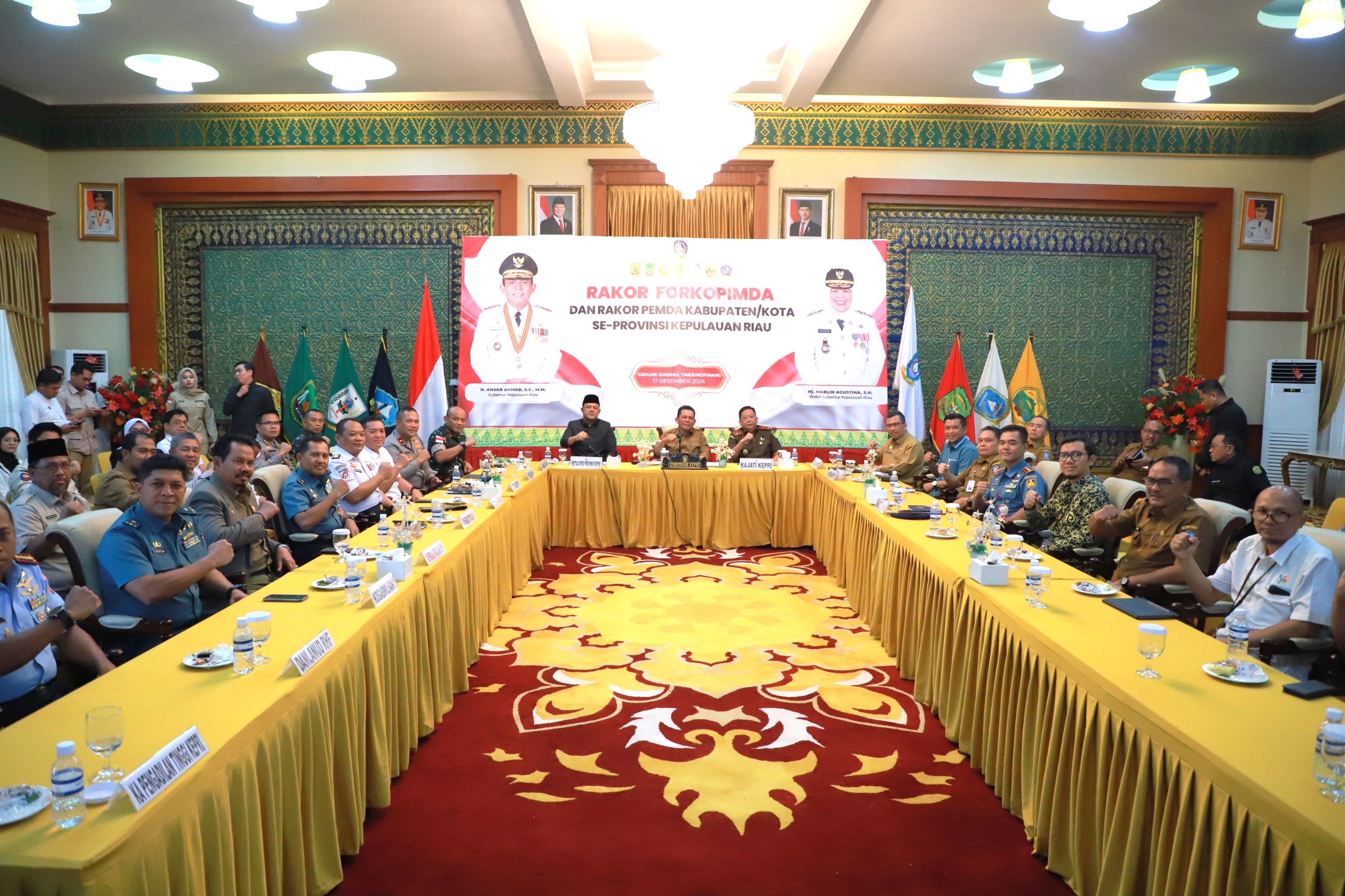 Ketua DPRD Kepri Hadiri Rapat Koordinasi Forkopimda dan Pemerintah Daerah Kabupaten/Kota Se-Provinsi Kepulauan Riau