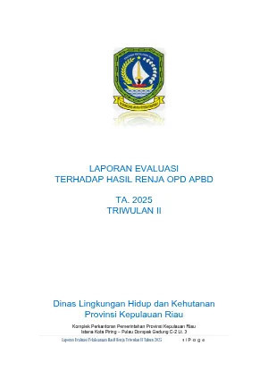 LAPORAN EVALUASI TERHADAP HASIL RENJA TW II 2025