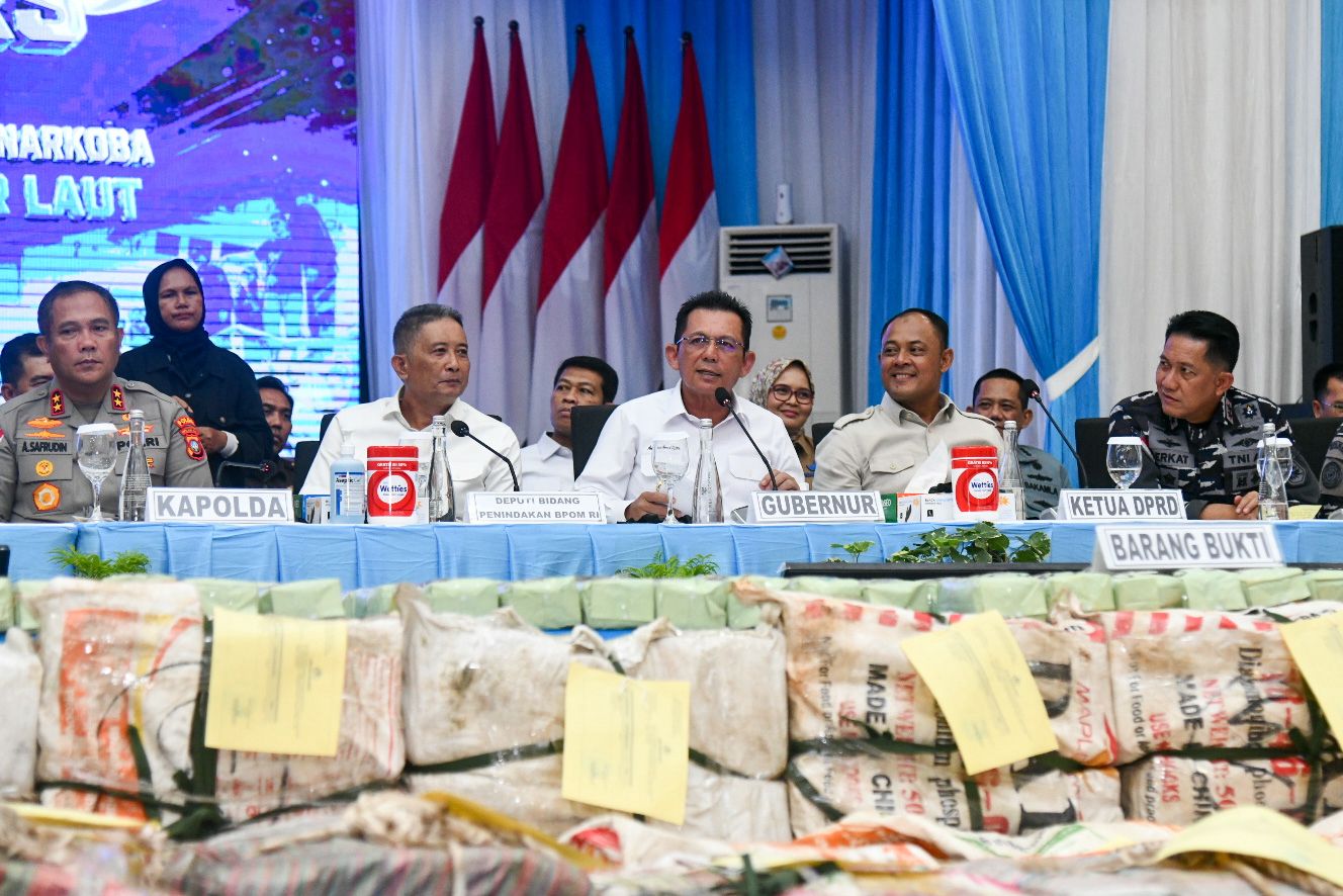 Gubernur Ansar Apresiasi Pengungkapan 800 Kg Ketamin HCL, Tegaskan Kepri Tetap Aman bagi Investasi