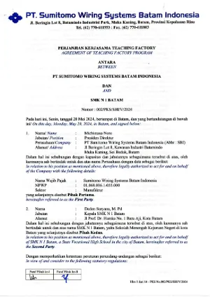SMKN 1 BATAM MOU SBI SMK BLUD