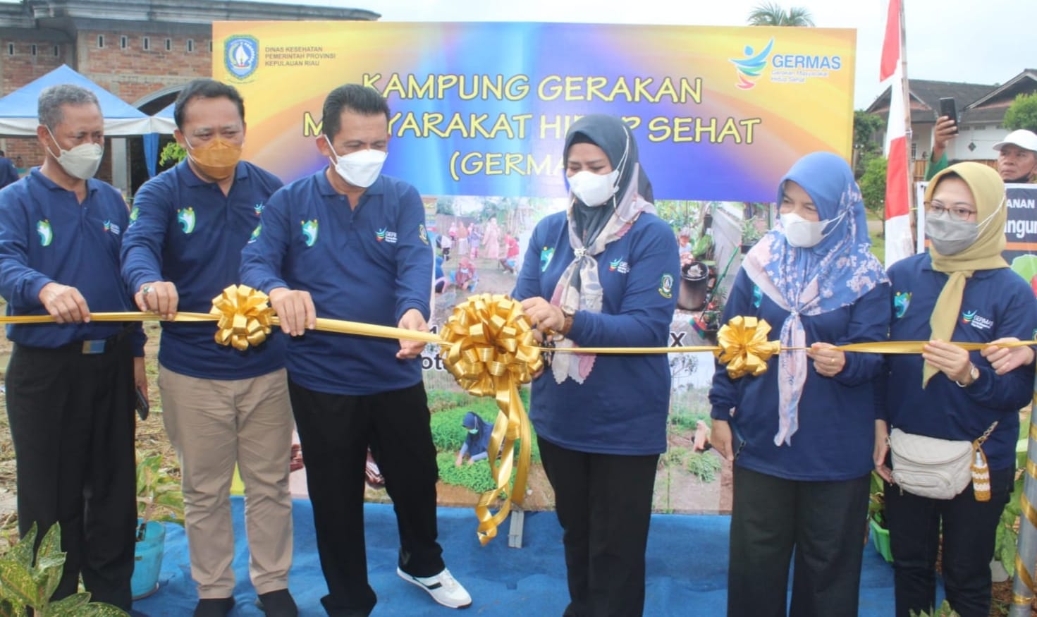 Wujudkan Masyarakat Sehat, Gubernur Kepri Resmikan Kampung "GERMAS"