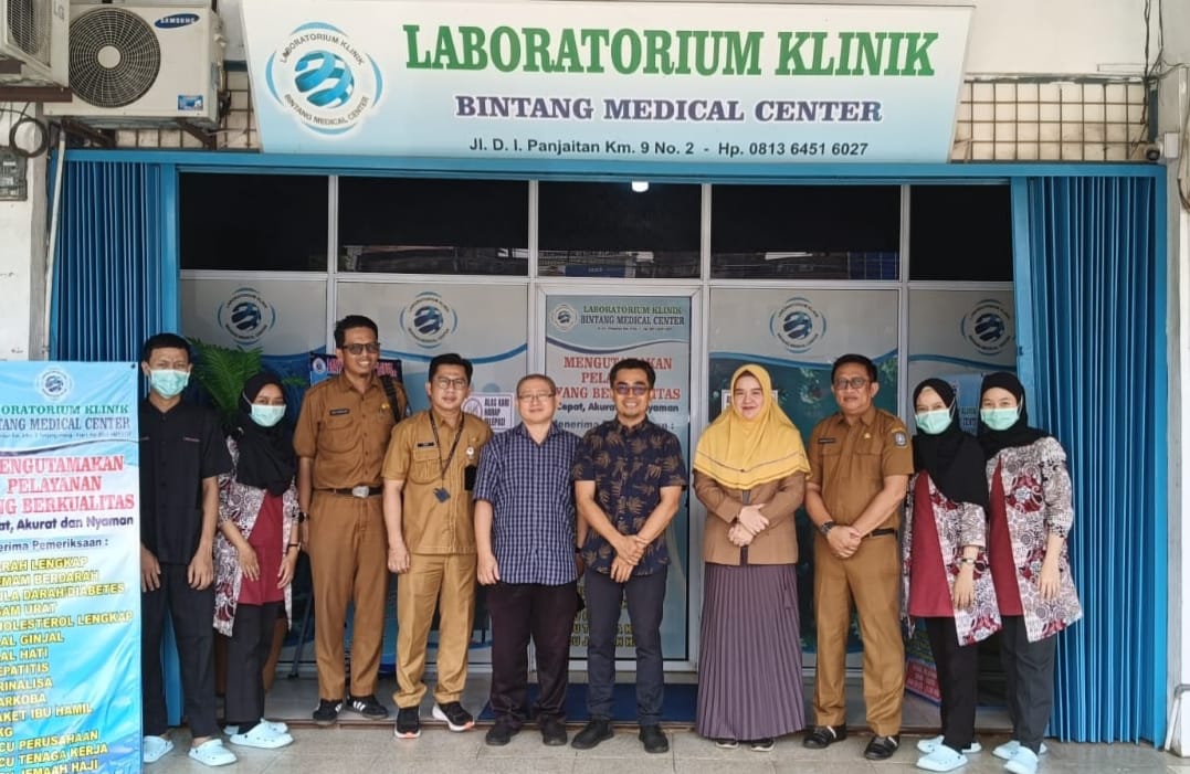Dinkes Kepri Lakukan Tinjauan Lapangan dan Verifikasi Izin Operasional Laboratorium