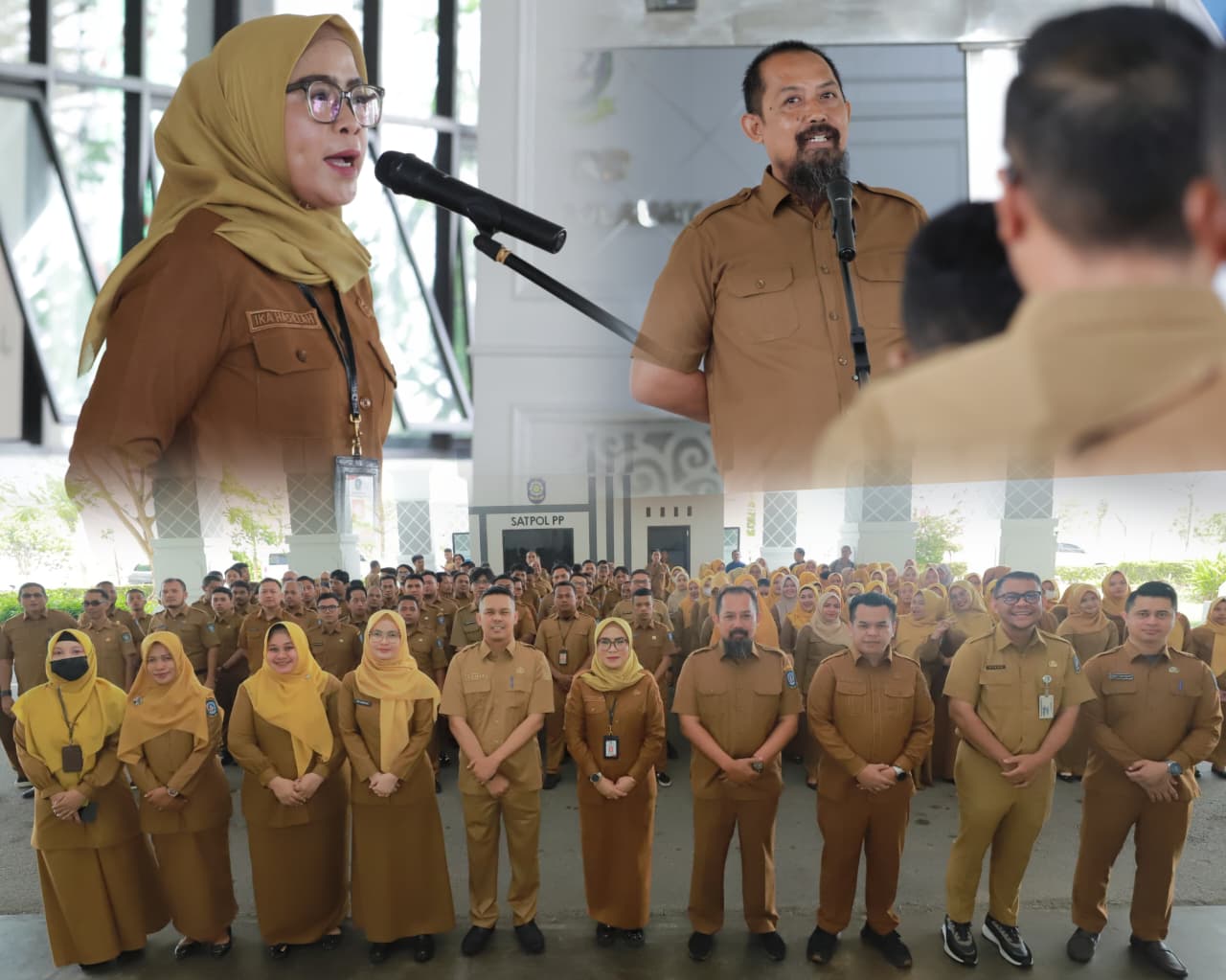 Sekretariat DPRD Kepri Gelar Apel Pagi, Sekaligus Lepas Pejabat yang Mendapat Amanah Baru dan doa bersama untuk korban ASN Jayawijaya