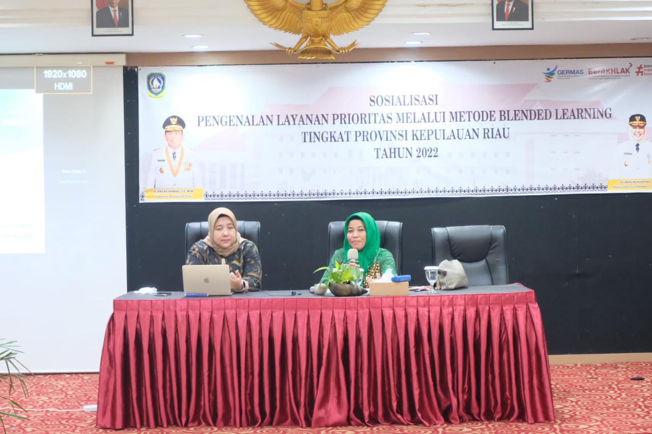 Sosialisasi Pengenalan Layanan Prioritas Melalui Metode  Blended Learning