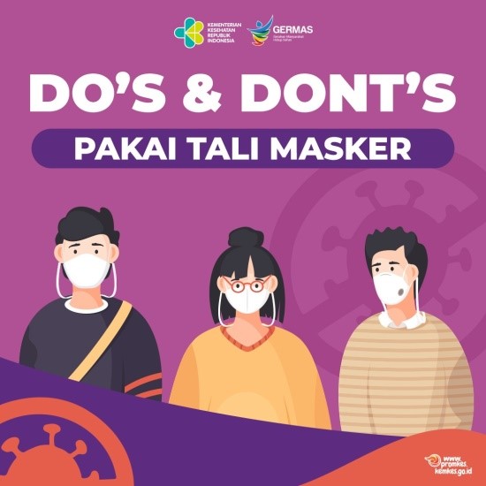 Hal Yang Perlu Diperhatikan Saat Memakai Masker Bertali