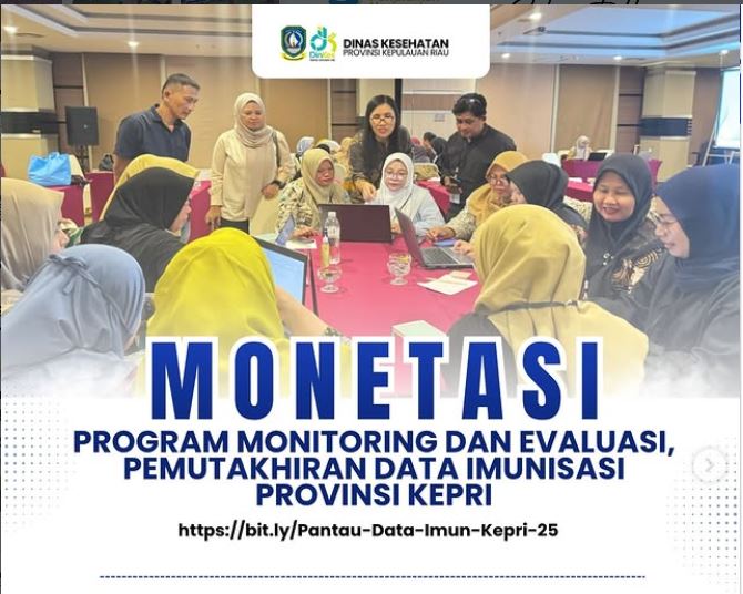 MONETASI, Inovasi Dinkes Kepri dalam Pemantauan Data Imunisasi
