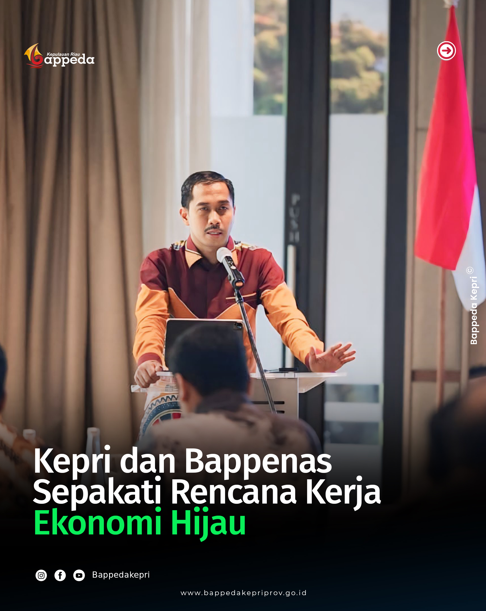 Kepri dan Bappenas Sepakati Rencana Kerja Ekonomi Hijau, Fokus Pariwisata Regeneratif hingga Transisi Energi