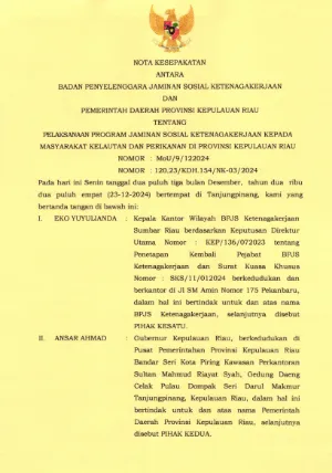 MoU NOTA KESEPAKATAN BPJSTK 2024_2029 BPJS Materai