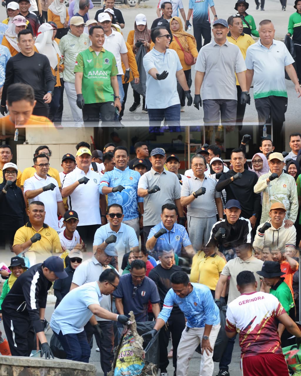DPRD Kepri Sambut Hari Jadi ke-24 dengan Jalan Santai dan Aksi Peduli Lingkungan