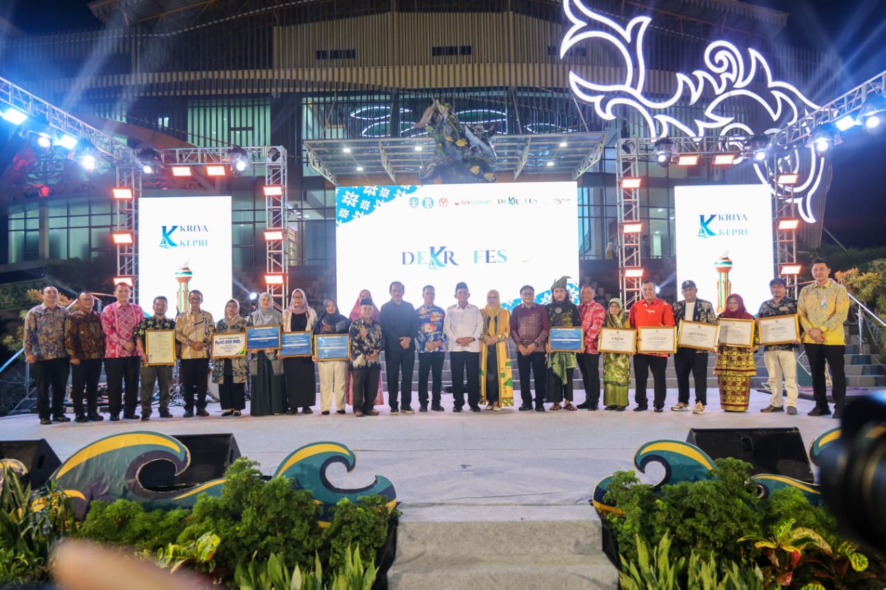 Malam Puncak Dekrafest Kepri 2026, Angkat Kriya Karya Kepri ke Pasar Lebih Luas