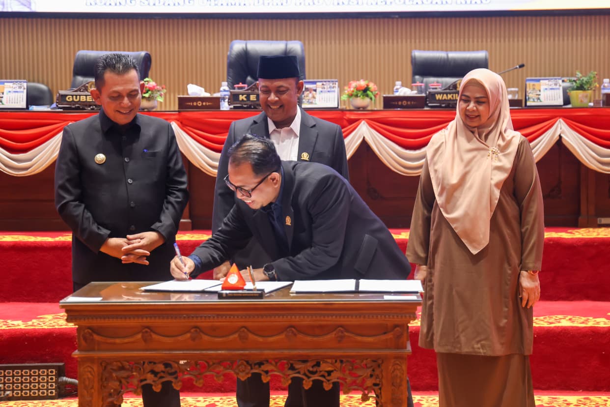 Gubernur Ansar dan DPRD Kepri Tandatangani Nota Kesepakatan Perubahan KUA-PPAS APBD 2026
