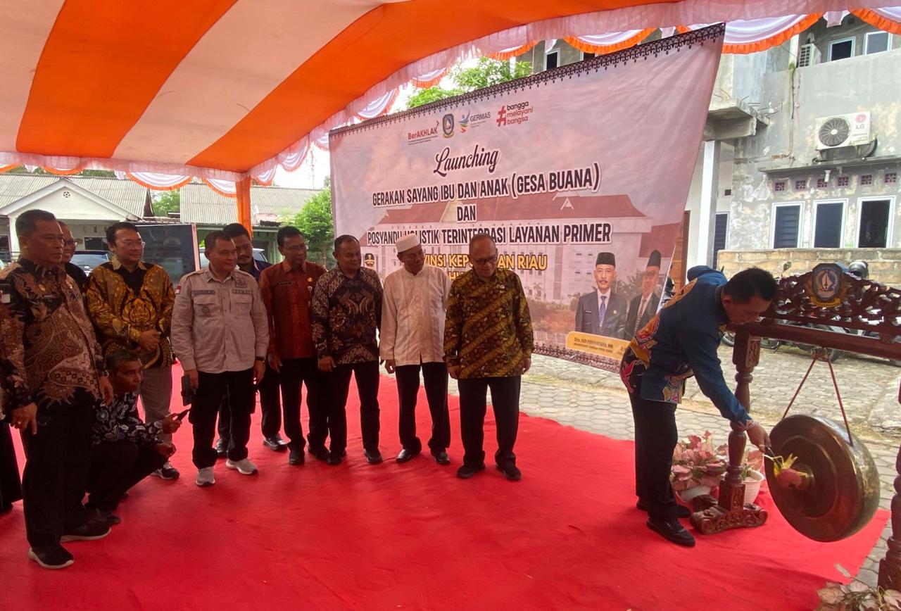 Gubernur Ansar Launching Gesa Buana dan Posyandu Holistik Terintegrasi di Kota Tanjungpinang