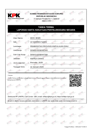 LHKPN Pimpinan Tertinggi