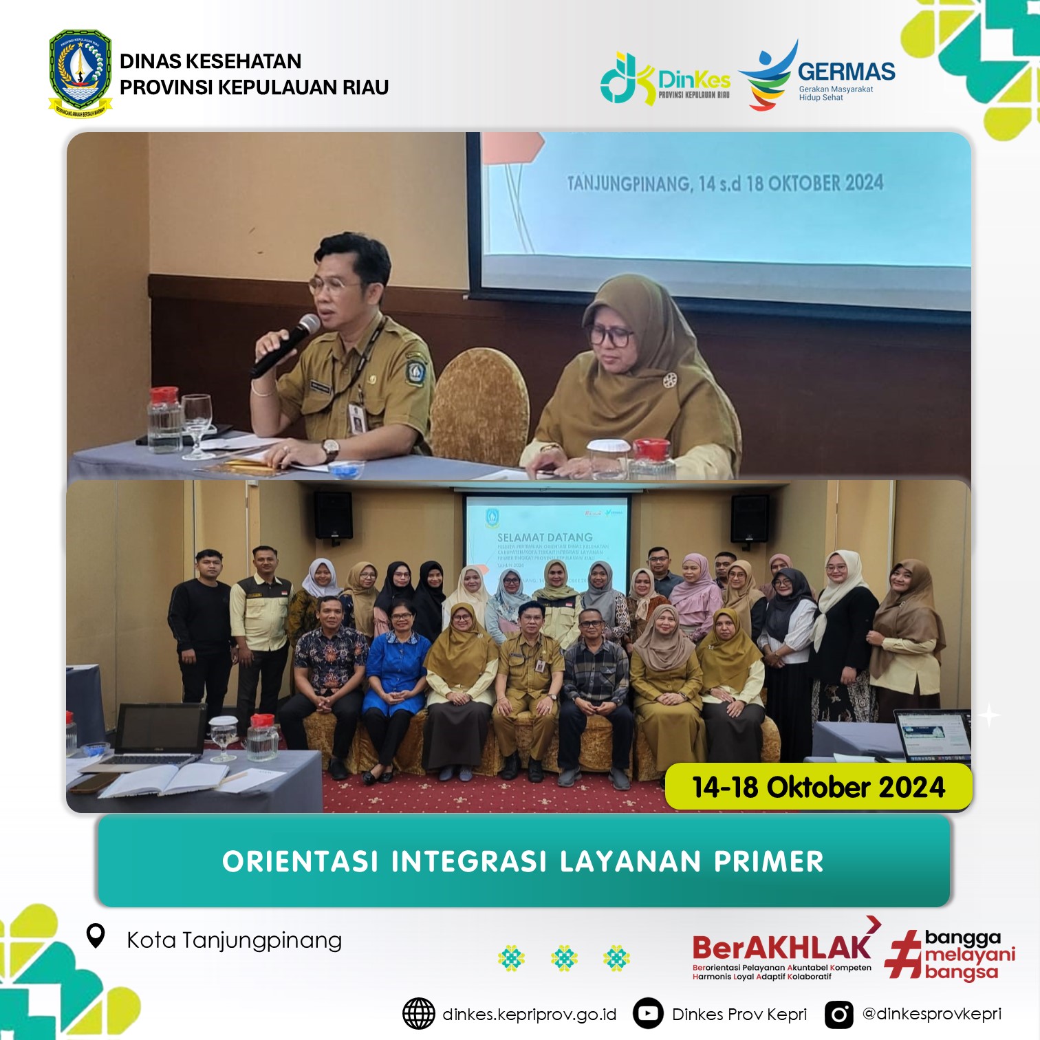 Pelaksanaan Integrasi Layanan Primer di Kepri difokuskan Pada Tiga Poin ini