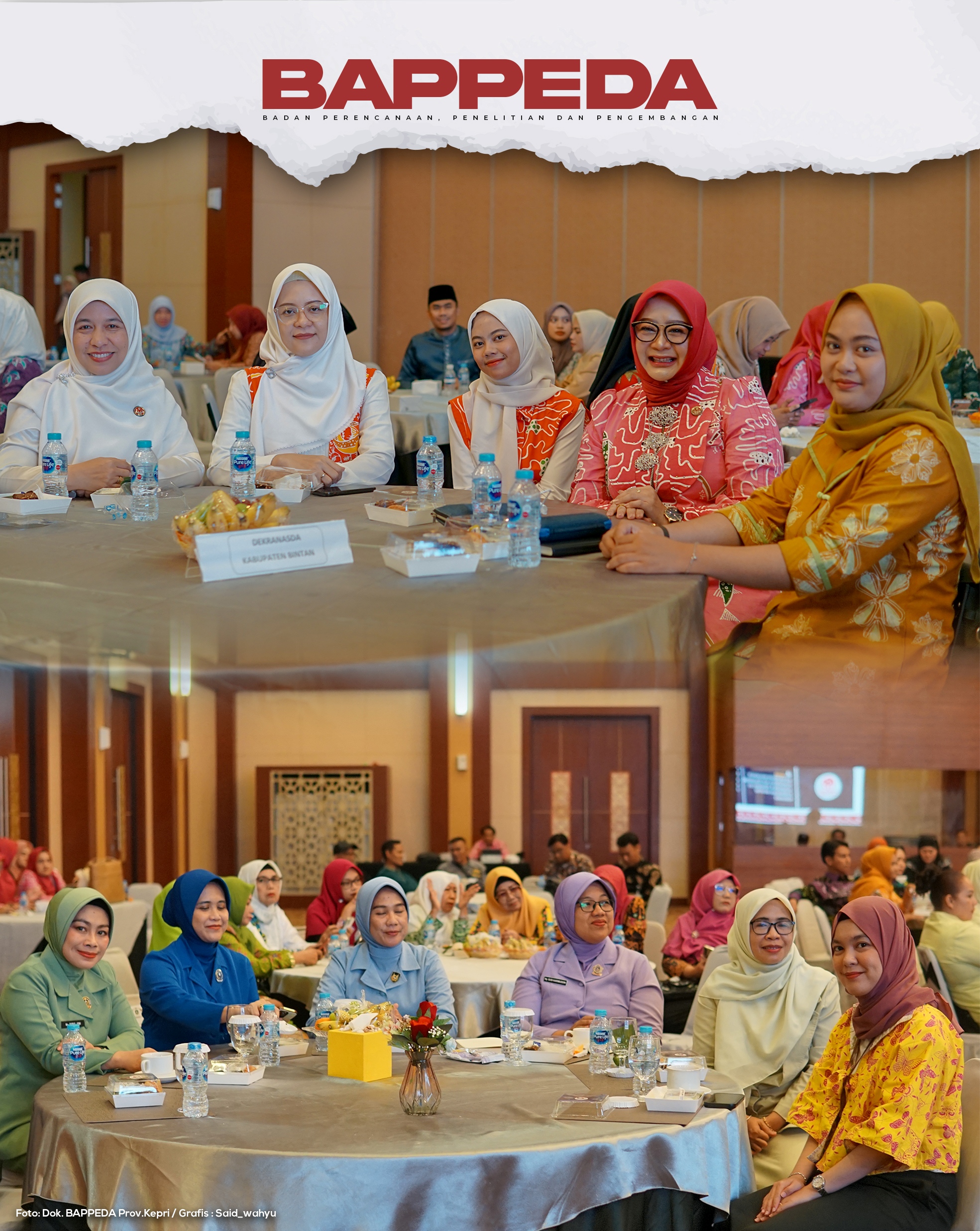 Kepala Badan Perencanaan Pembangunan Daerah (Bappeda) Provinsi Kepulauan Riau, Dr. Aries Fhariandhi, S.Sos., M.Si, menjadi narasumber dalam Rapat Kerja Daerah (Rakerda) Dewan Kerajinan Nasional Daerah (Dekranasda) Provinsi Kepri Tahun 2025