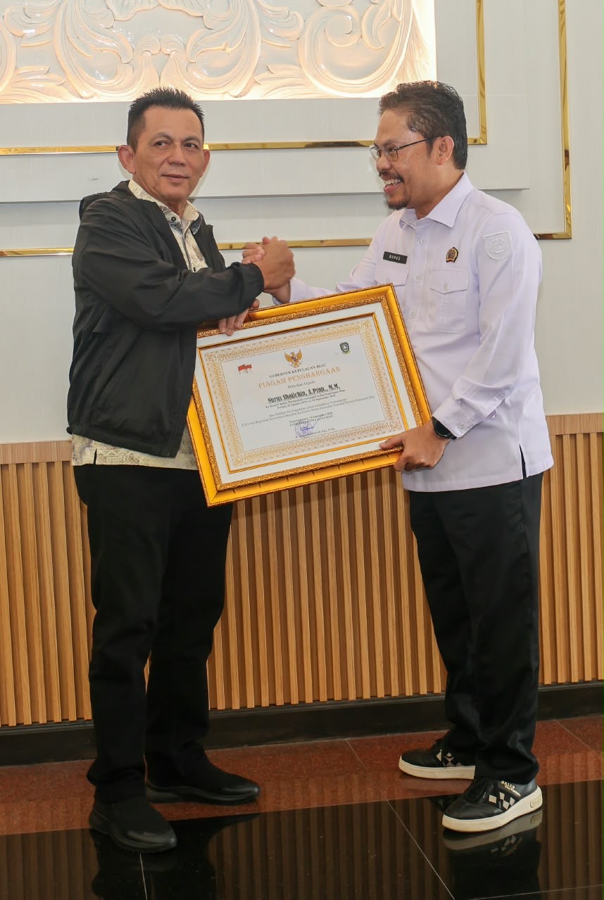 Pamit ke Gubernur Ansar, Nurus Solichin Emban Amanah Baru sebagai Kakanwil BPN Riau