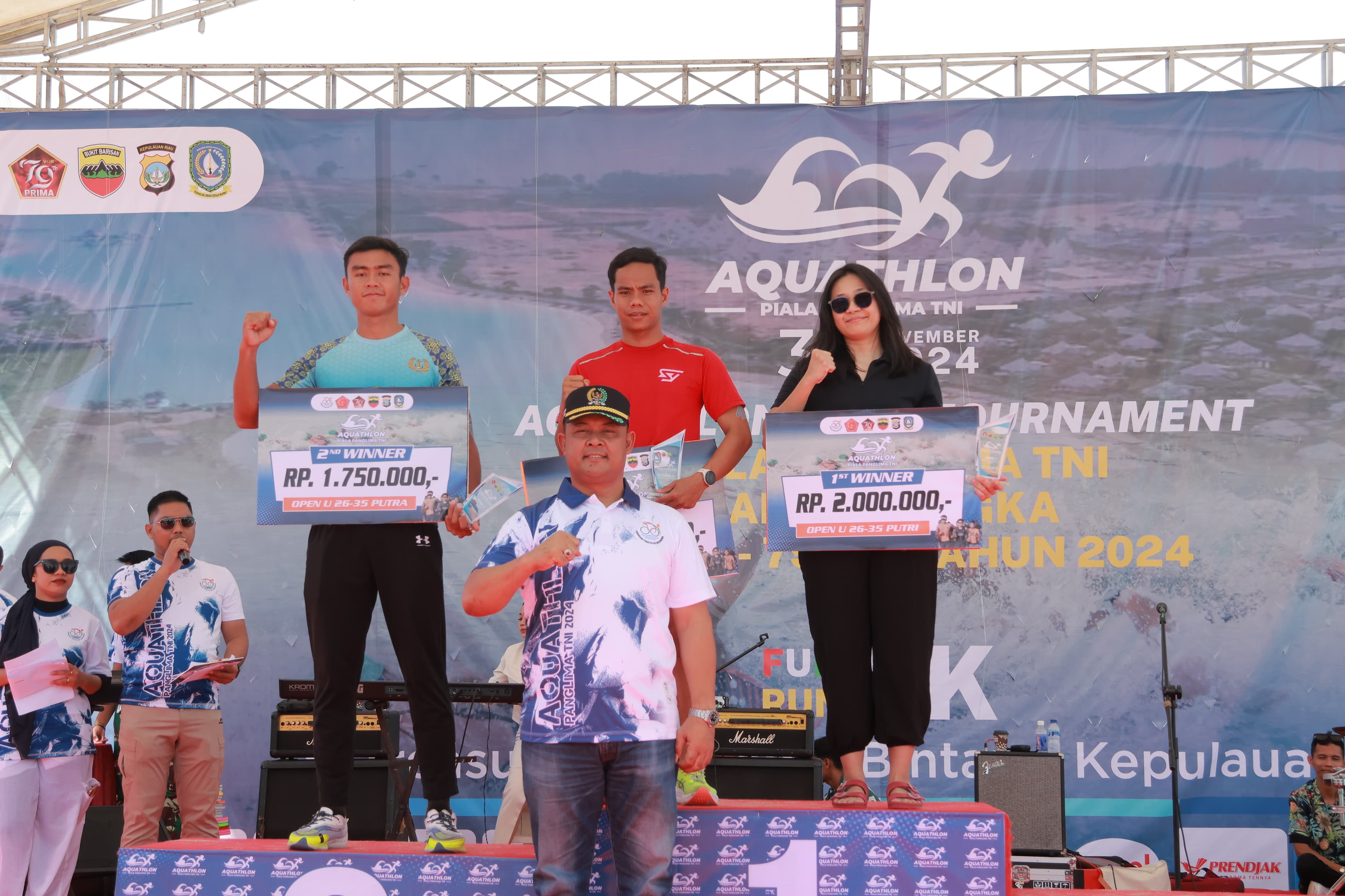 Ketua DPRD Kepri Hadiri Event Aquathlon dan Fun Run Piala Panglima TNI