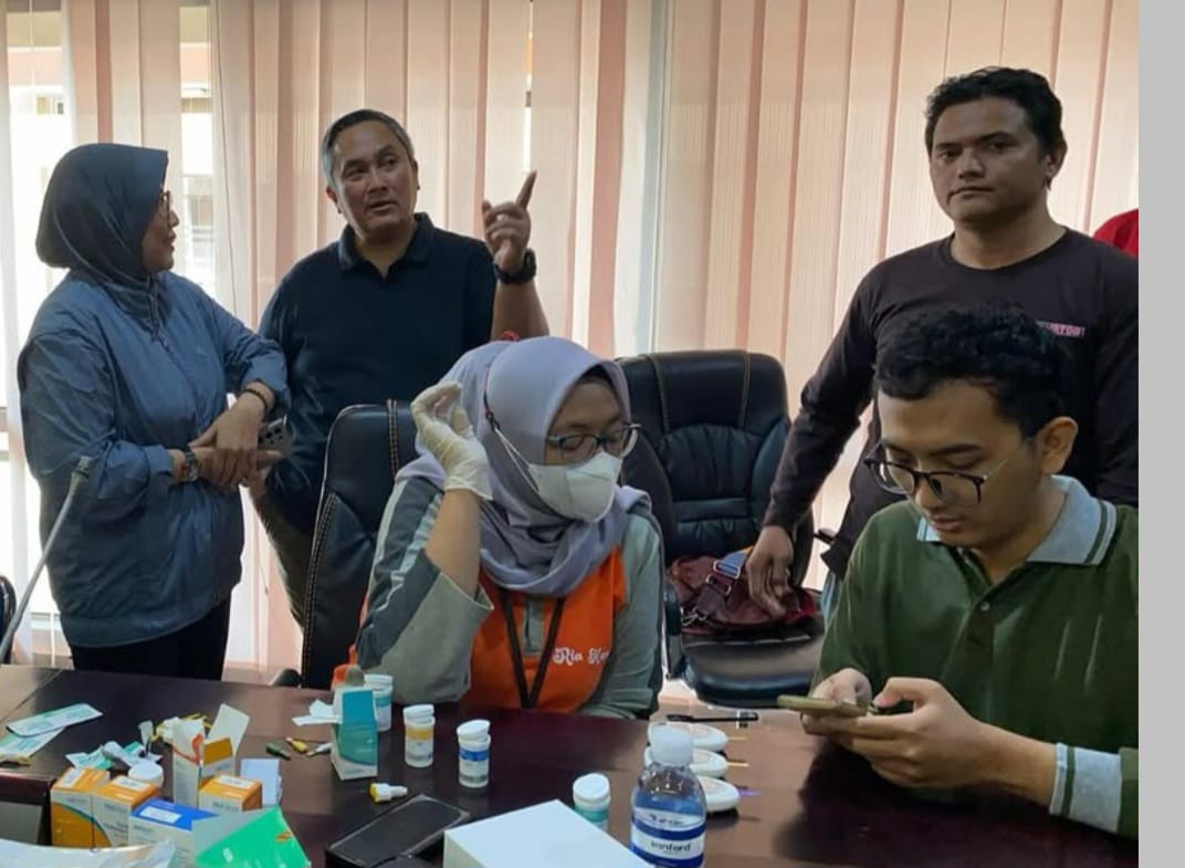Pemeriksaan Kesehatan Rutin ASN di Dinas Perpustakaan dan Kearsipan Provinsi Kepulauan Riau