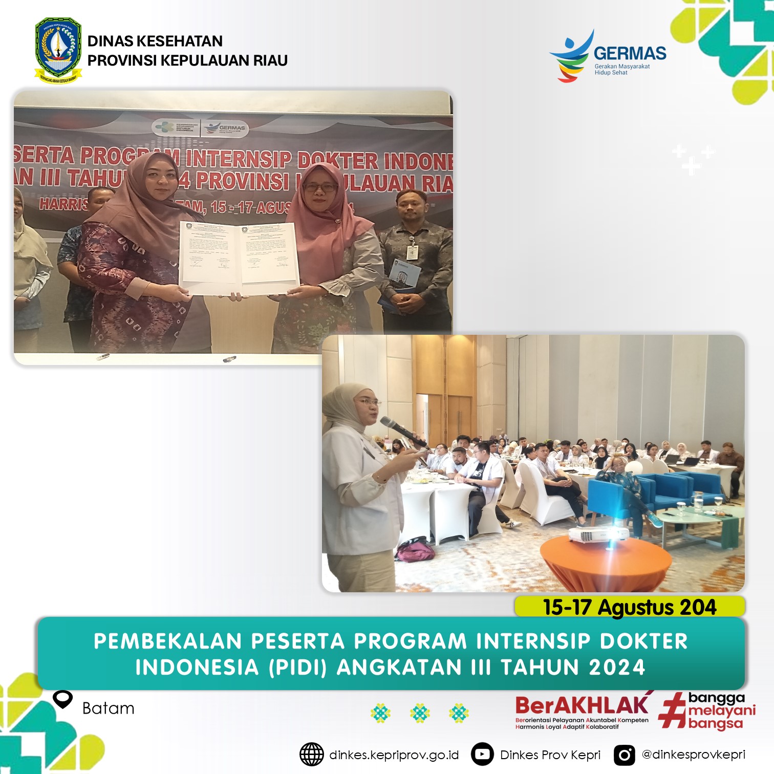 Kemenkes Tugaskan 47 Dokter Internsip di Kota Batam dan Kabupaten Karimun