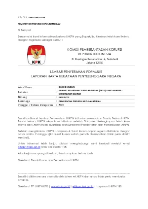 LHKPN Jabatan Fungsional