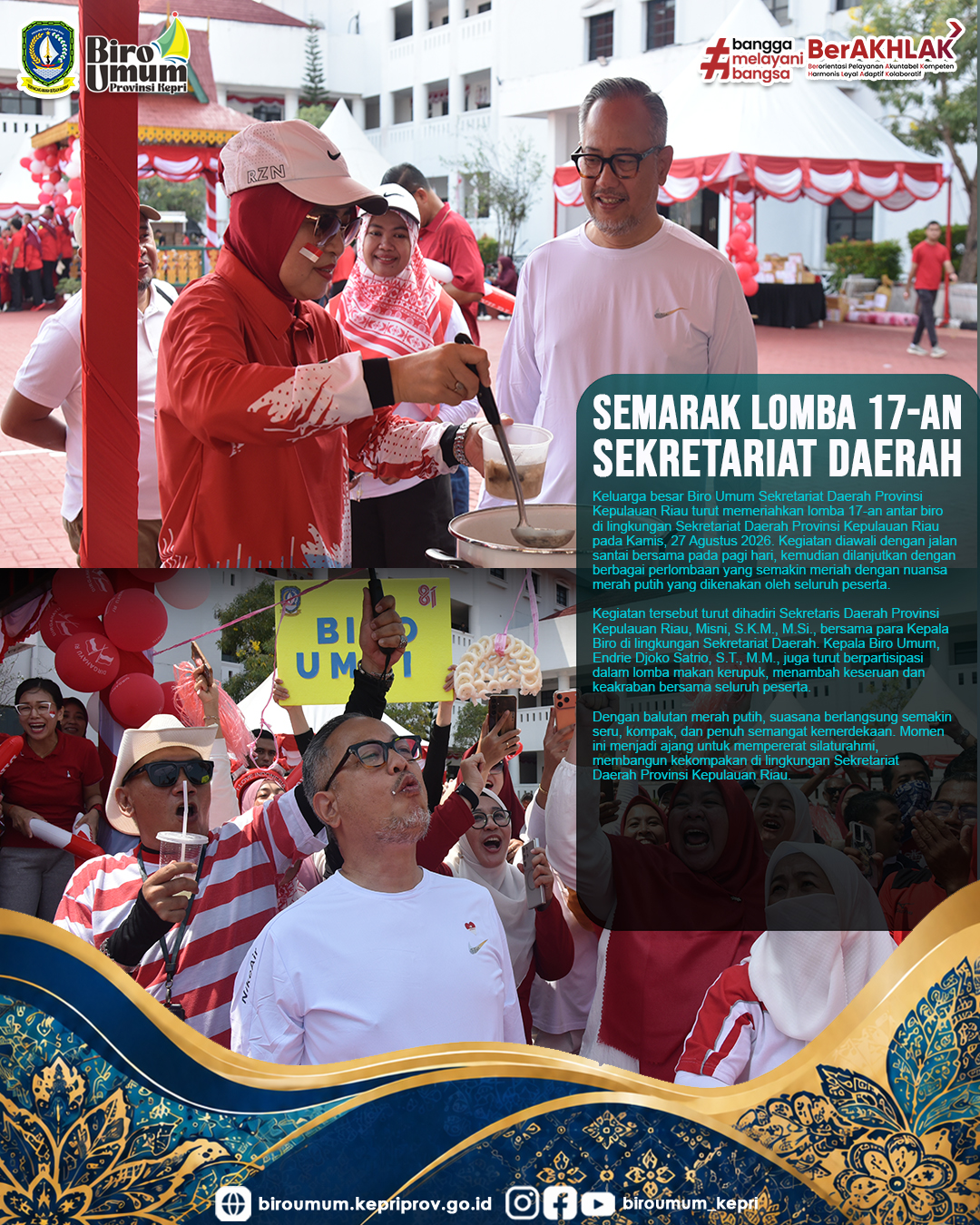 Semarak Lomba 17-an Sekretariat Daerah