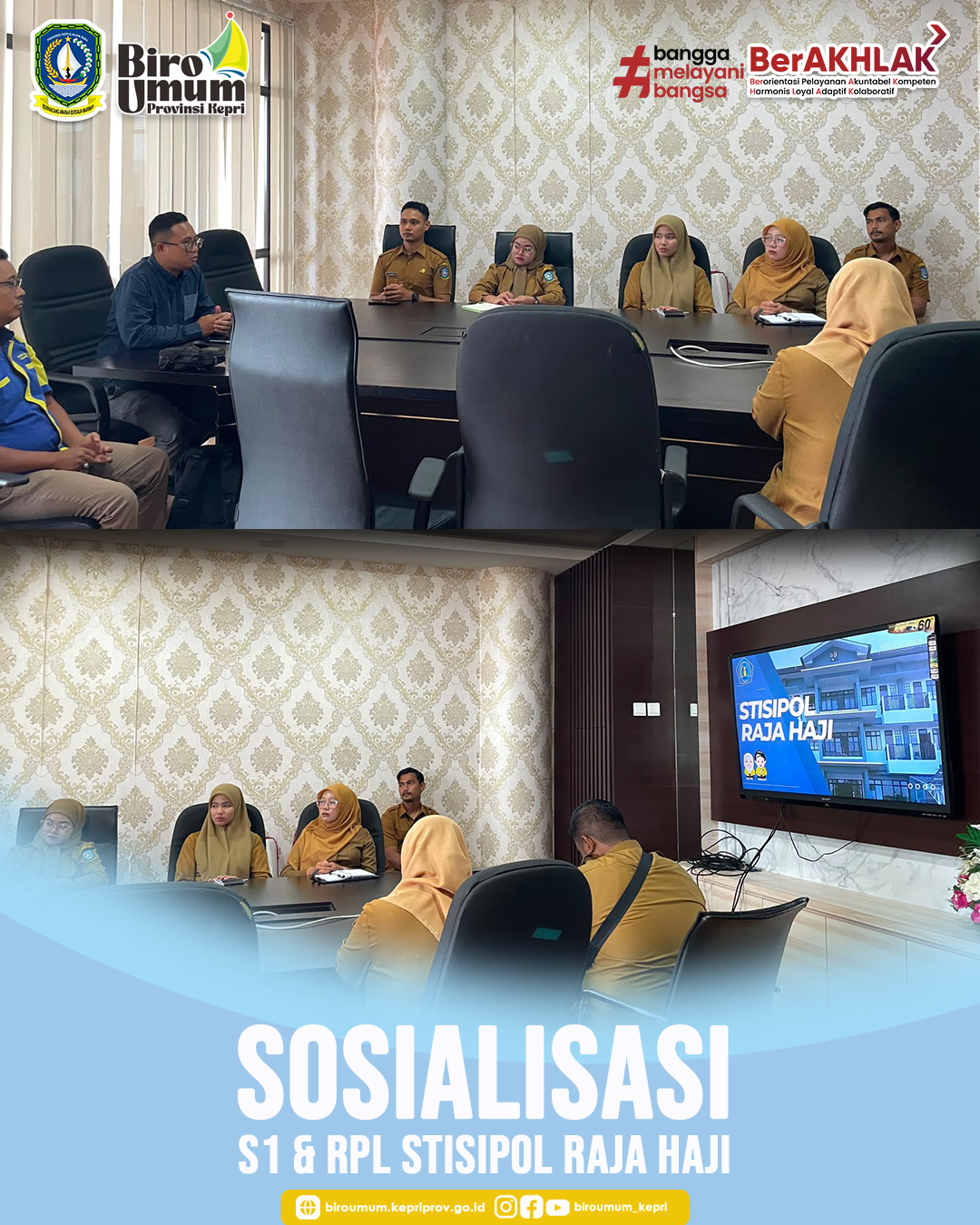 Sosialisasi S1 & RPL STISIPOL Raja Haji
