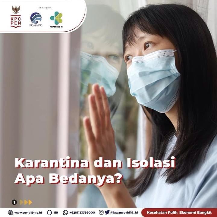 Ketahui Perbedaan Karantina dan Isolasi