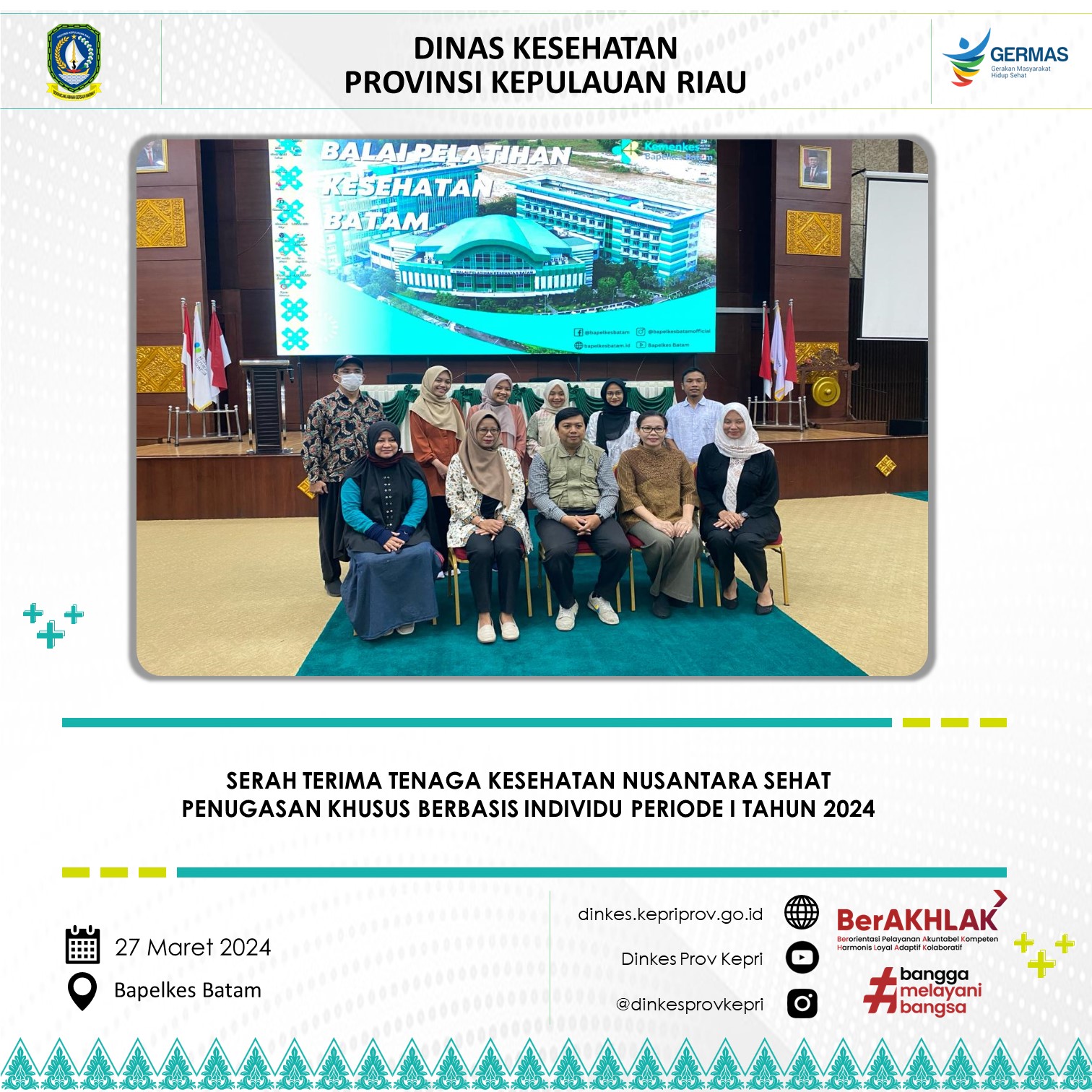 Kepulauan Riau Terima 11 Tenaga Kesehatan Penugasan Khusus DTPK