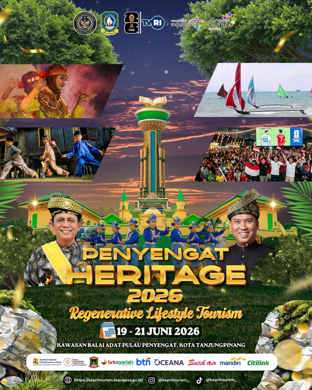 Dari Jong hingga Mak Yong, Penyengat Heritage 2026 Hidupkan Kembali Pesona Pulau Bersejarah