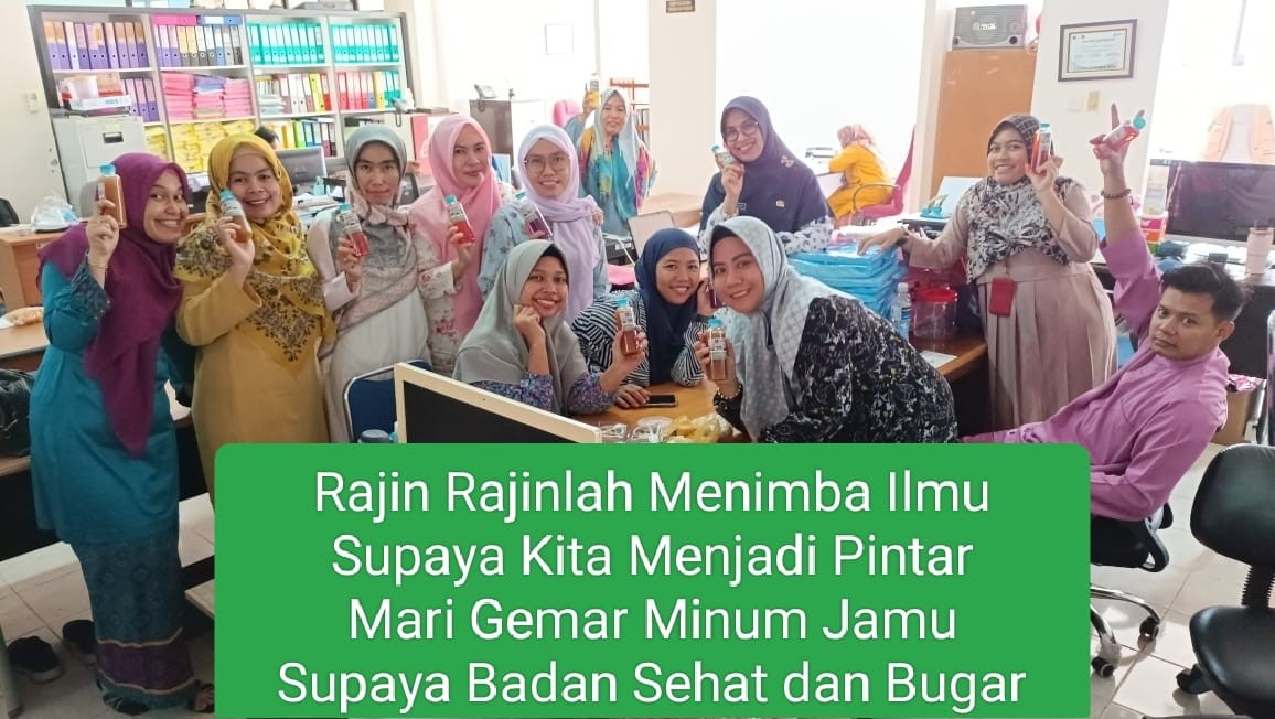 Dinkes Kepri Budayakan Tradisi Minum Jamu di Lingkungan Kerja