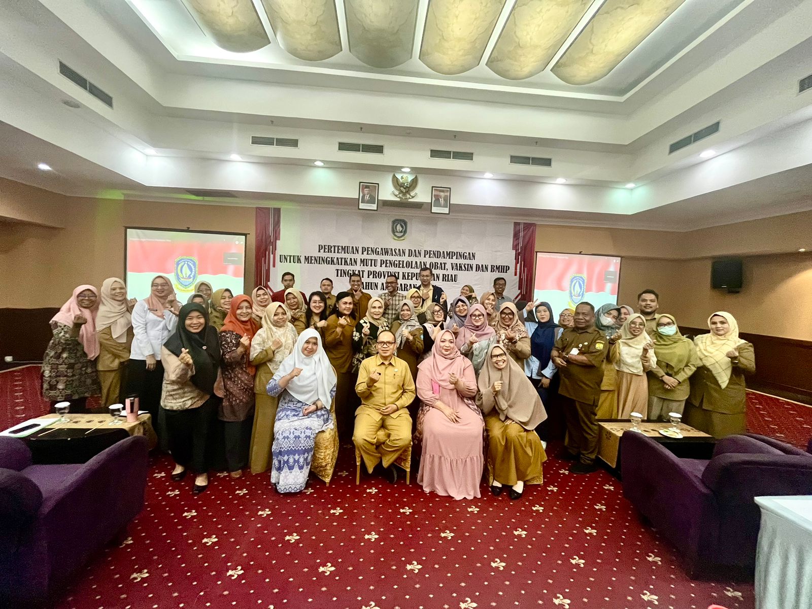 Pertemuan Pengawasan dan Pendampingan Dalam Meningkatkan Mutu Pengelolaan Obat, Vaksin dan BMHP