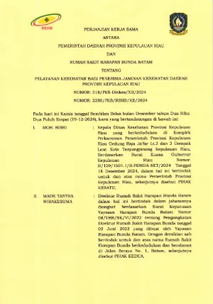 5. PKS PROV KEPRI DAN RS HARAPAN BUNDA 2024