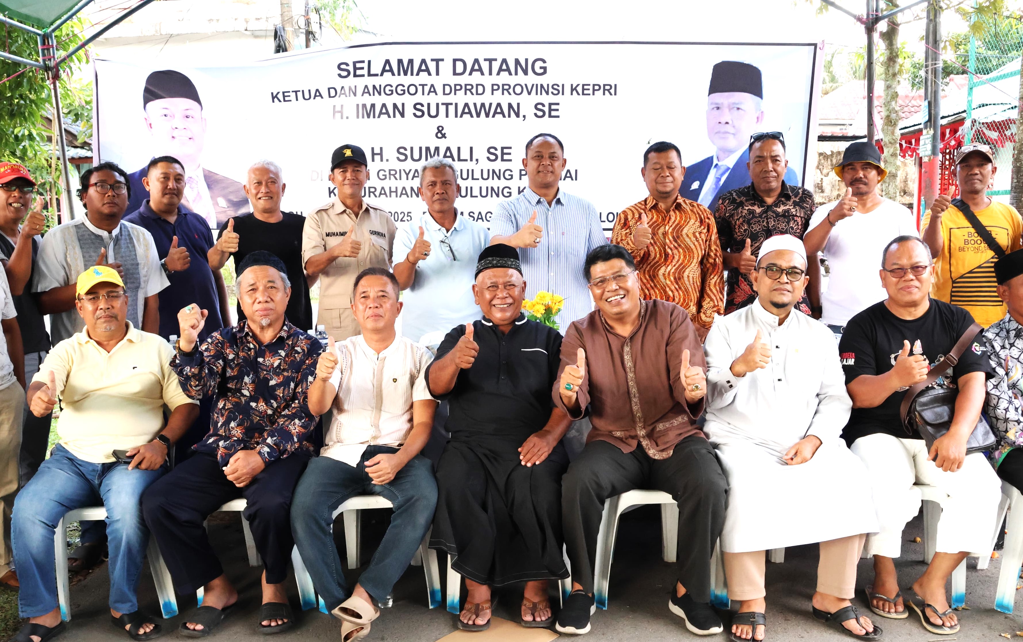 Ketua DPRD kepri Kawal Pembebasan Fasum RW 01 Griya Sagulung Permai, Warga Diminta Tetap Solid