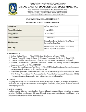 SOP PENDOKUMENTASIAN INFOROMASI PUBLIK DESDM (1)