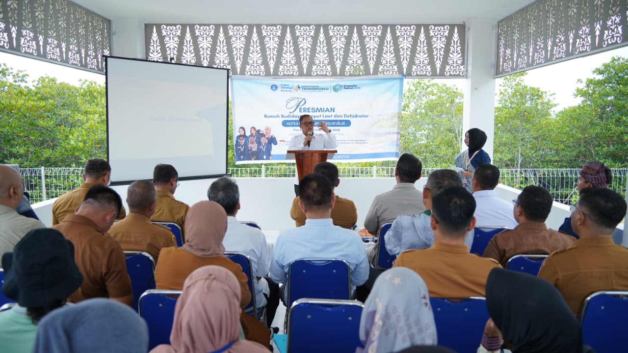 Perkuat Ketahanan Pangan Lokal, Wagub Nyanyang Resmikan Rumah Budidaya Rumput Laut Sembulang Batam