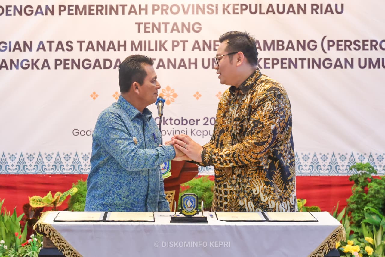 Gubernur Ansar: Sinergi ANTAM dan Pemprov Kepri Perkuat Fasilitas Publik di Taman Kota Kijang
