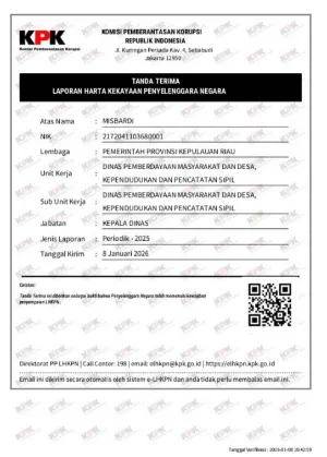 Dinas Pemberdayaan Masyarakat dan Desa, Kependudukan dan Pencatatan Sipil
