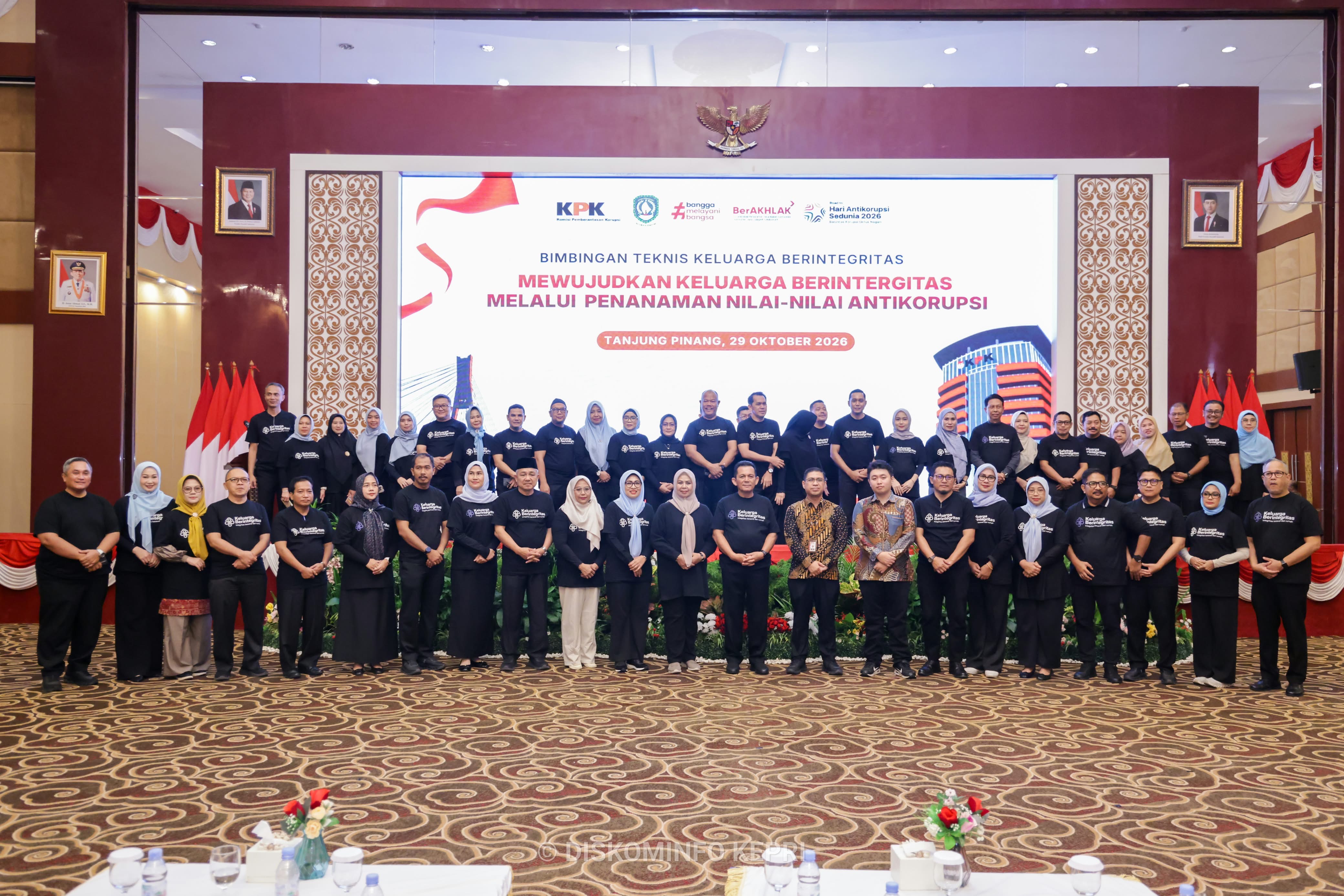 Kepala OPD Pemprov Kepri Ikuti Bimtek Keluarga Berintegritas Digelar KPK, Penanaman Nilai Antikorupsi dari Keluarga