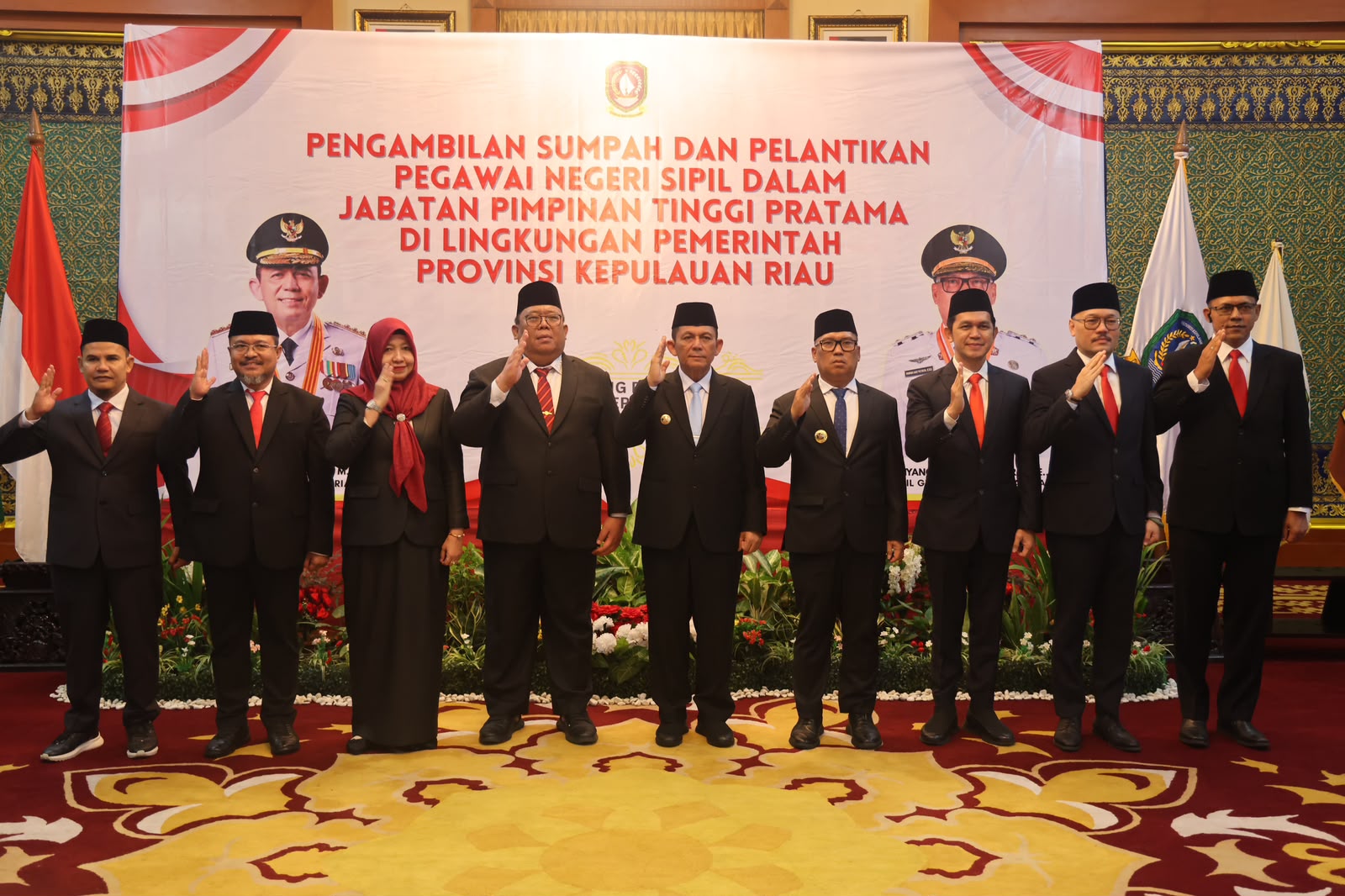 Gubernur Ansar Lantik Tujuh Pejabat Eselon II, Tekankan Amanah dan Prestasi Kerja