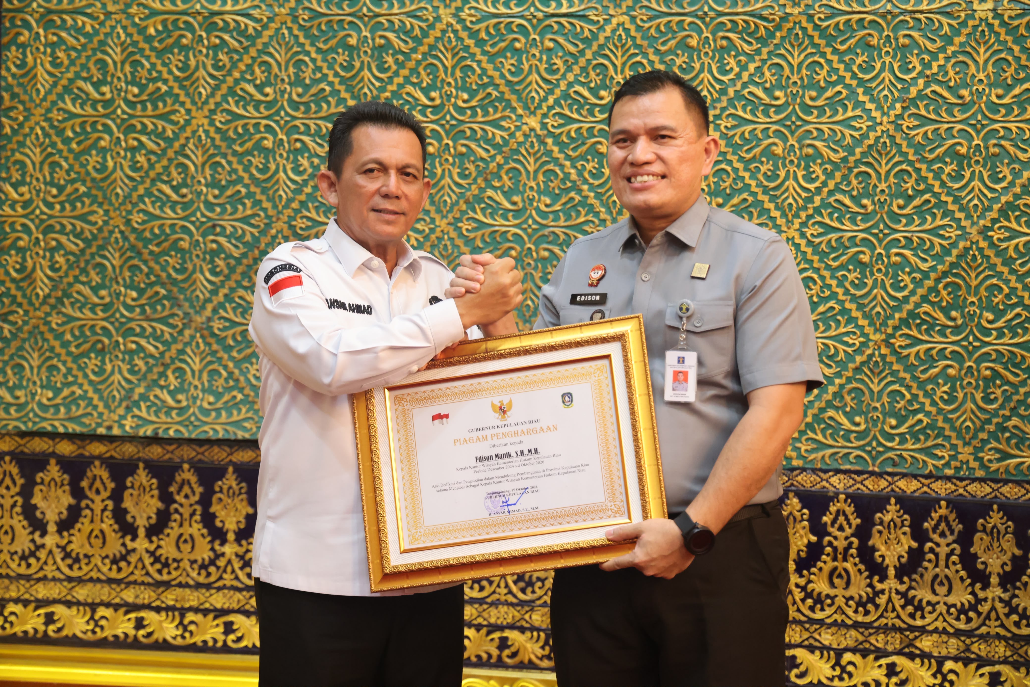 Ansar Ahmad Terima Audiensi Kanwil Kemenkum Kepri, Perkuat Sinergi Harmonisasi Produk Hukum Daerah