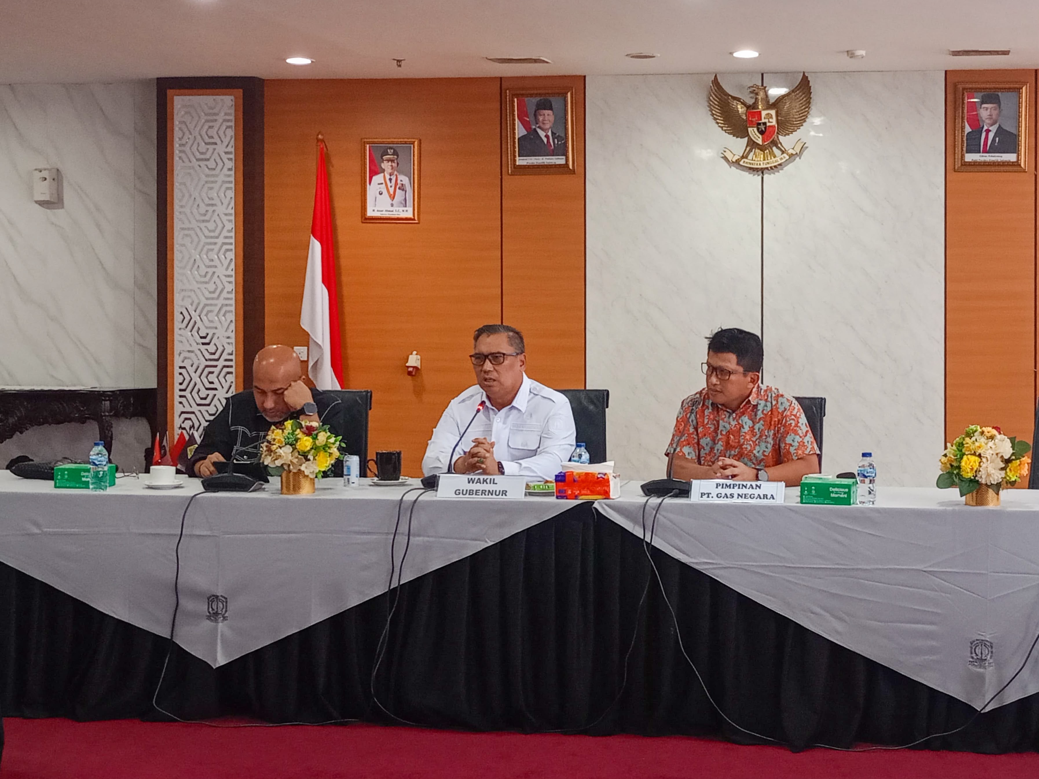 Wagub Nyanyang Pimpin Rakor dengan PGN Batam, Pastikan Pasokan Gas Kepri Aman Jelang Nataru