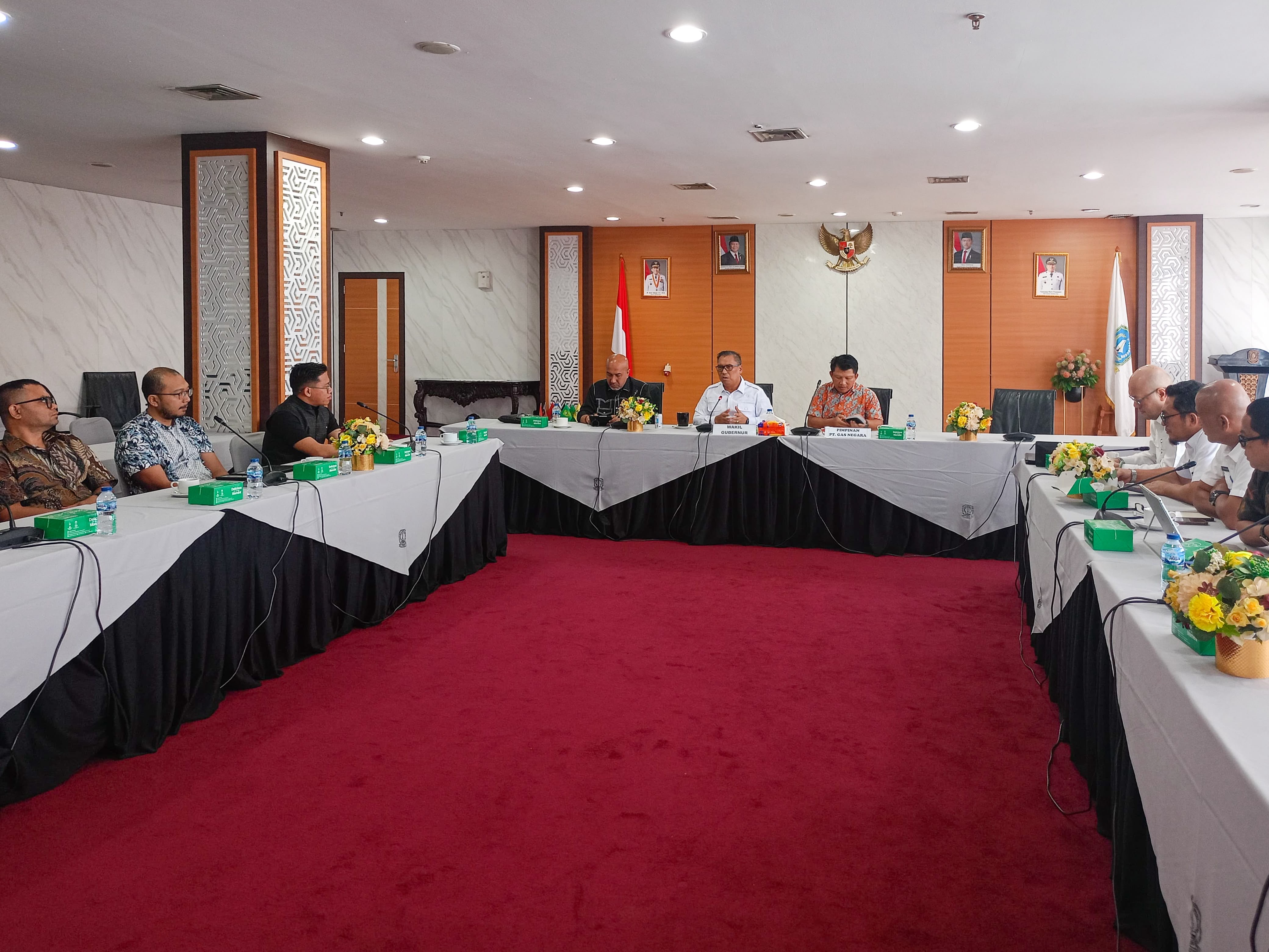 Wagub Nyanyang Pimpin Rakor dengan PGN Batam, Pastikan Pasokan Gas Kepri Aman Jelang Nataru