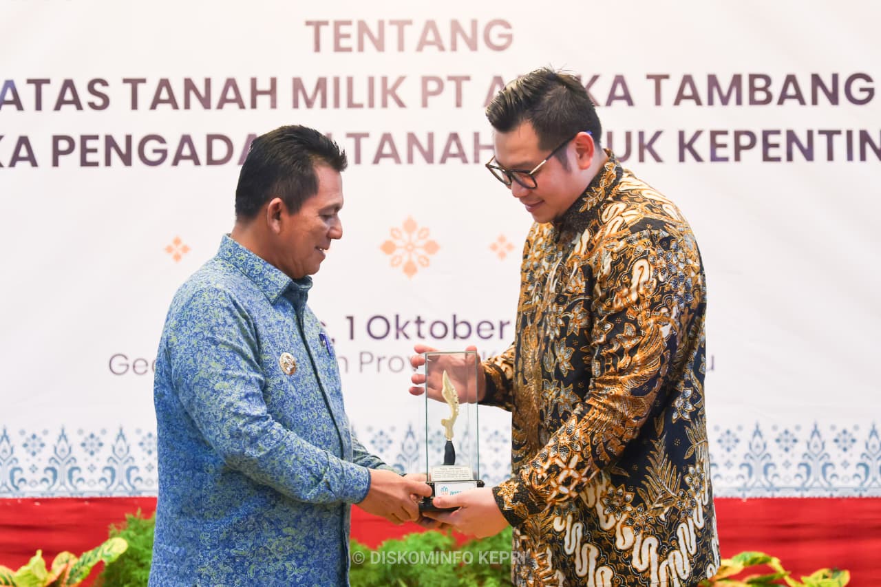 Gubernur Ansar: Sinergi ANTAM dan Pemprov Kepri Perkuat Fasilitas Publik di Taman Kota Kijang