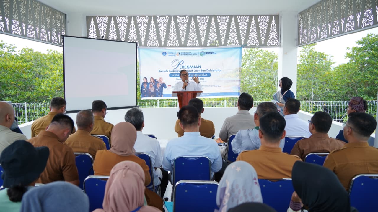 Perkuat Ketahanan Pangan Lokal, Wagub Nyanyang Resmikan Rumah Budidaya Rumput Laut Sembulang Batam