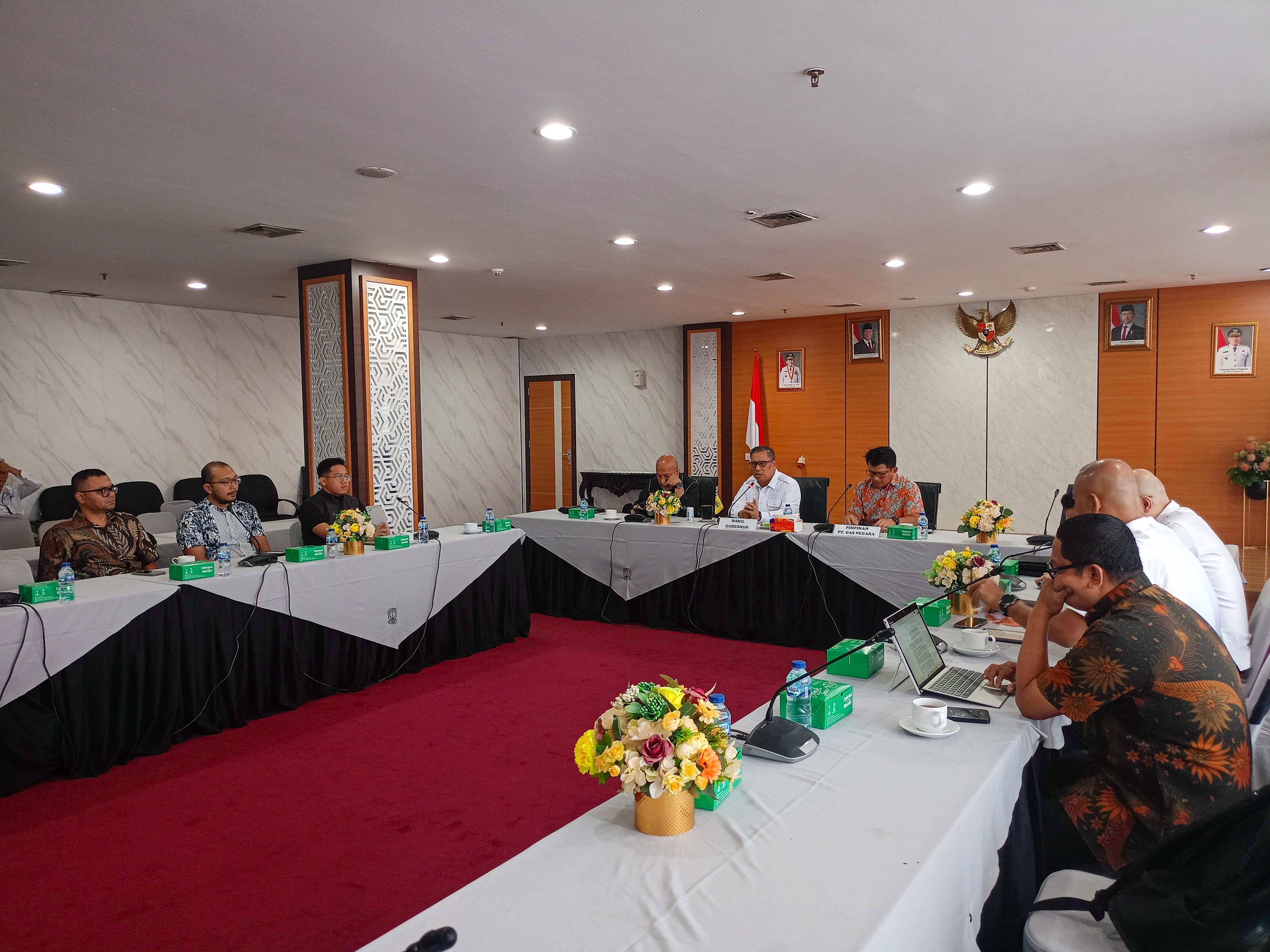 Wagub Nyanyang Pimpin Rakor dengan PGN Batam, Pastikan Pasokan Gas Kepri Aman Jelang Nataru