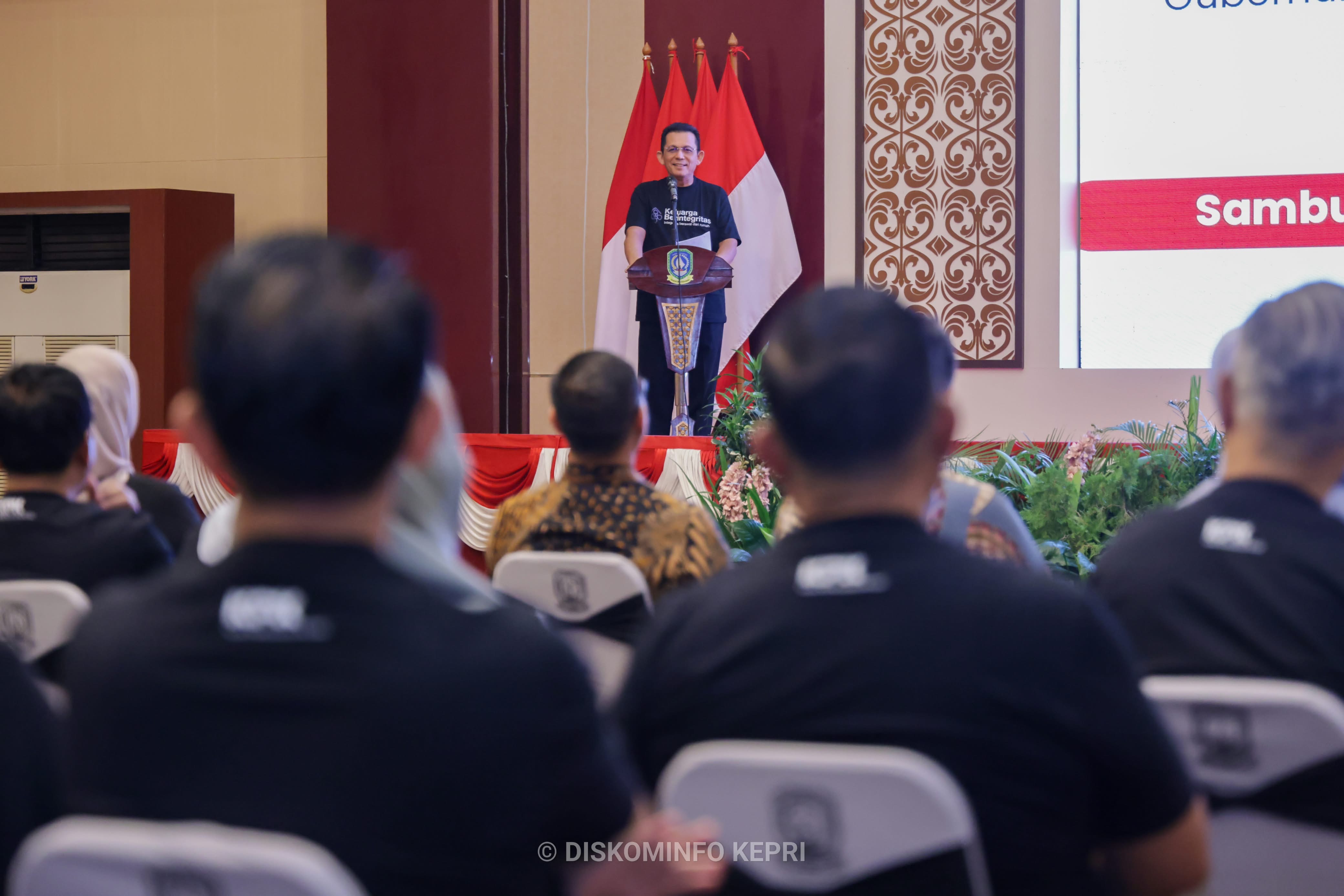 Gubernur Ansar Buka Bimtek Keluarga Berintegritas, KPK Dorong Pencegahan Korupsi Dimulai dari Keluarga