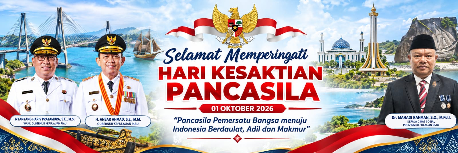 Selamat Memperingati Hari Kesaktian Pancasila 1 Oktober 2026