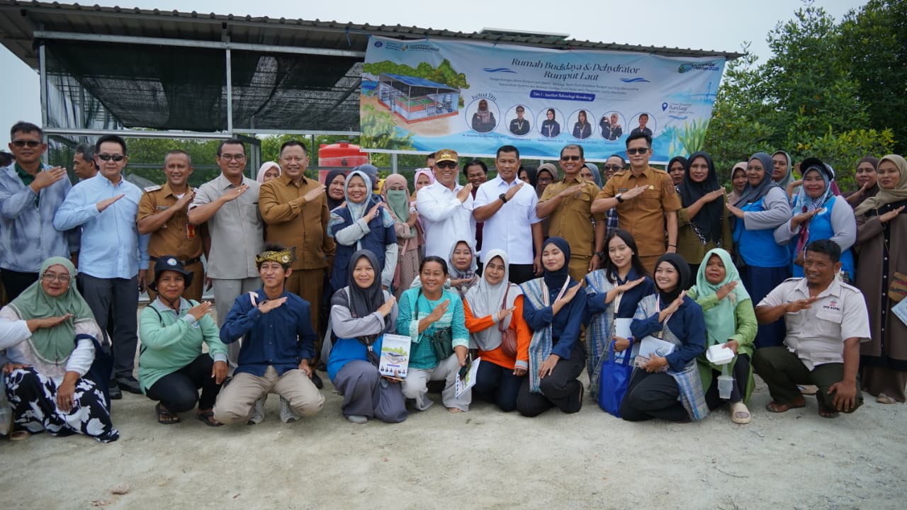 Perkuat Ketahanan Pangan Lokal, Wagub Nyanyang Resmikan Rumah Budidaya Rumput Laut Sembulang Batam